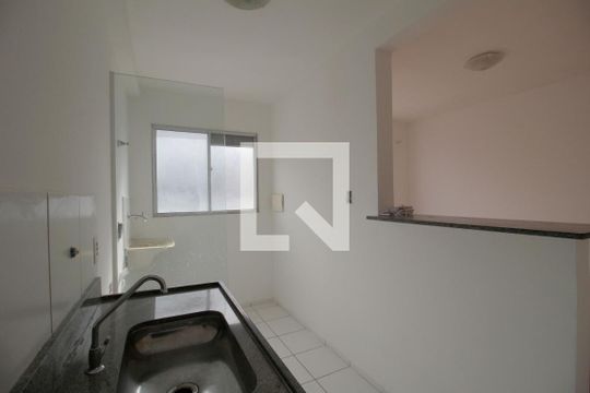 Cozinha de apartamento para alugar com 2 quartos, 49m² em Parque Campolim, Sorocaba