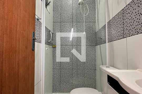 Banheiro da Suíte de casa à venda com 2 quartos, 120m² em Santos Dumont, São Leopoldo