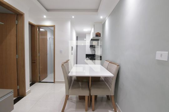 sala jantar de apartamento para alugar com 2 quartos, 44m² em Vila Ré, São Paulo
