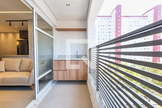 Sala de apartamento para alugar com 1 quarto, 45m² em Parque Residencial Aquarius, São José dos Campos