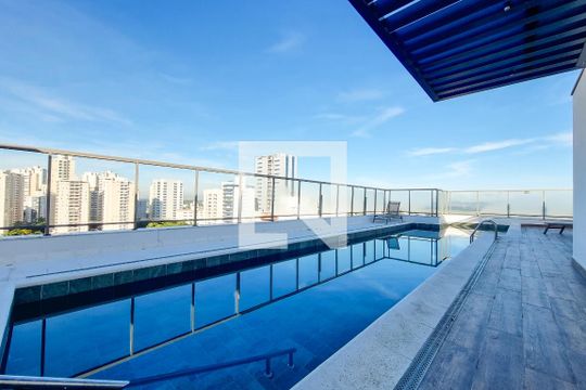 Área comum - Piscina de apartamento para alugar com 1 quarto, 45m² em Parque Residencial Aquarius, São José dos Campos