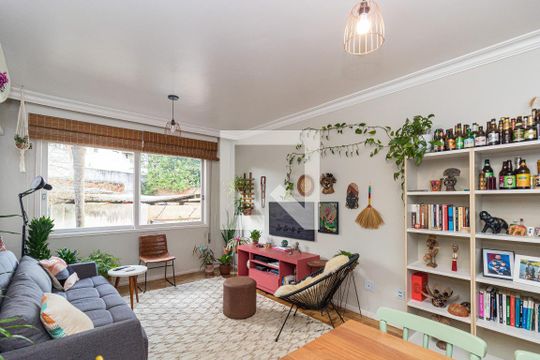 Sala de apartamento à venda com 1 quarto, 52m² em Menino Deus, Porto Alegre