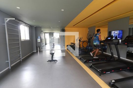 Área comum - Academia de apartamento para alugar com 1 quarto, 34m² em Mooca, São Paulo