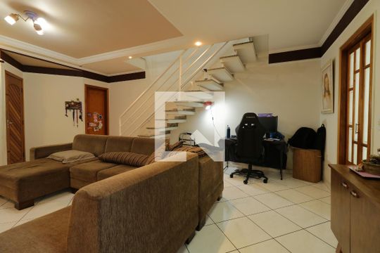 Sala de casa à venda com 3 quartos, 140m² em Jardim Utinga, Santo André