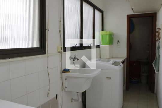 Área de Serviço de apartamento para alugar com 5 quartos, 200m² em Jardim Tejereba, Guarujá