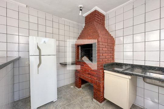 Área comum - Churrasqueira de apartamento para alugar com 3 quartos, 220m² em Enseada, Guarujá