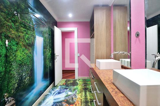 Banheiro do Quarto - Suíte 4 de apartamento à venda com 4 quartos, 350m² em Jardim, Santo André