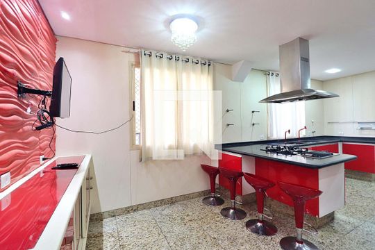 Cozinha de apartamento à venda com 4 quartos, 350m² em Jardim, Santo André