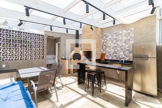 Área comum - Churrasqueira de apartamento à venda com 3 quartos, 127m² em Pinheiros, São Paulo