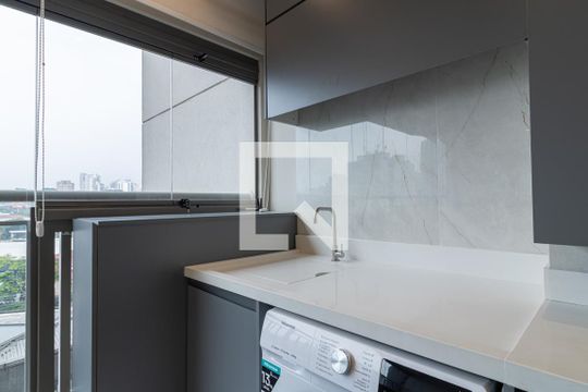 Área de Serviço de apartamento à venda com 1 quarto, 60m² em Indianópolis, São Paulo