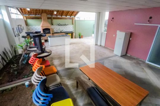 Área comum - Churrasqueira de kitnet/studio para alugar com 1 quarto, 31m² em Liberdade, São Paulo