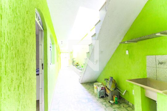 Área de Serviço de casa para alugar com 2 quartos, 90m² em Vila Jacuí, São Paulo