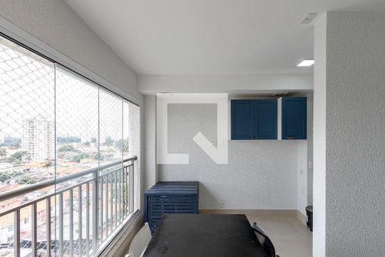 Varanda de apartamento à venda com 2 quartos, 68m² em Jardim Caravelas, São Paulo