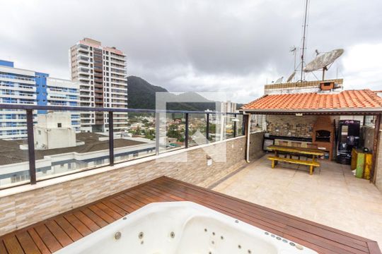 Churrasqueira e Jacuzzi de apartamento para alugar com 3 quartos, 210m² em Canto do Forte, Praia Grande