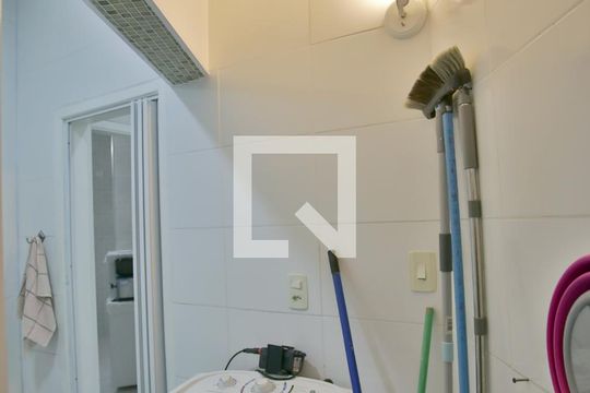 Área de Serviço de apartamento para alugar com 1 quarto, 63m² em José Menino, Santos