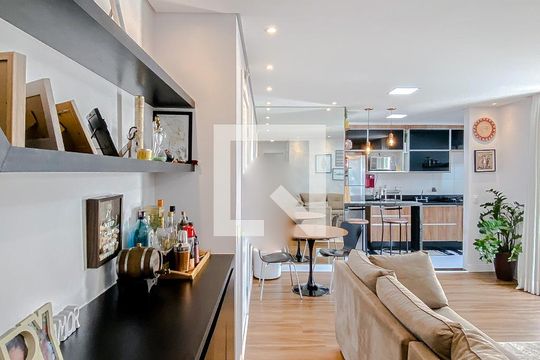 Sala de apartamento à venda com 1 quarto, 52m² em Brás, São Paulo