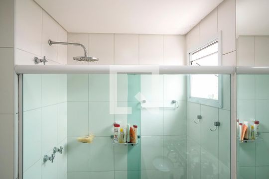 Banheiro da Suíte de apartamento à venda com 4 quartos, 125m² em Boa Vista, São Caetano do Sul