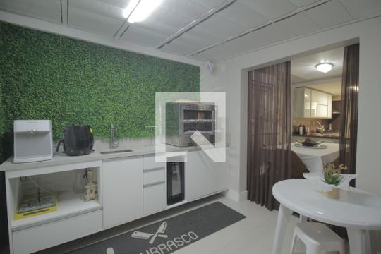 Área comum - Churrasqueira de casa de condomínio à venda com 3 quartos, 165m² em Igará, Canoas