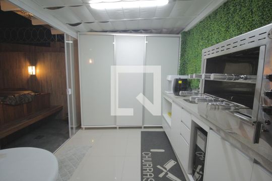 Área comum - Churrasqueira de casa de condomínio à venda com 3 quartos, 165m² em Igará, Canoas
