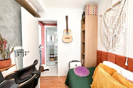 Quarto 1 de apartamento à venda com 2 quartos, 43m² em Bom Retiro, São Paulo