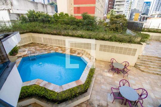 Vista da Varanda de apartamento para alugar com 2 quartos, 58m² em Indianópolis, São Paulo