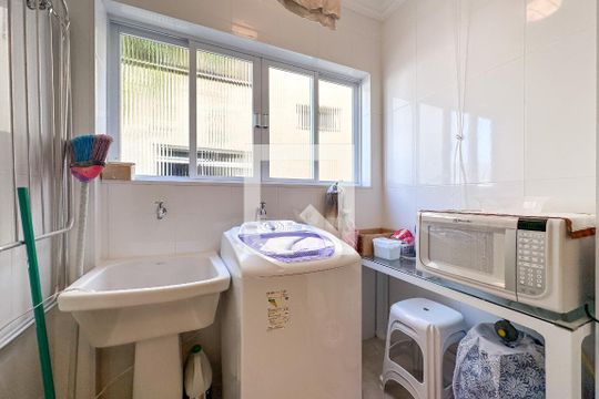 Área de Serviço de apartamento para alugar com 1 quarto, 50m² em Jardim Ana Maria, Guarujá