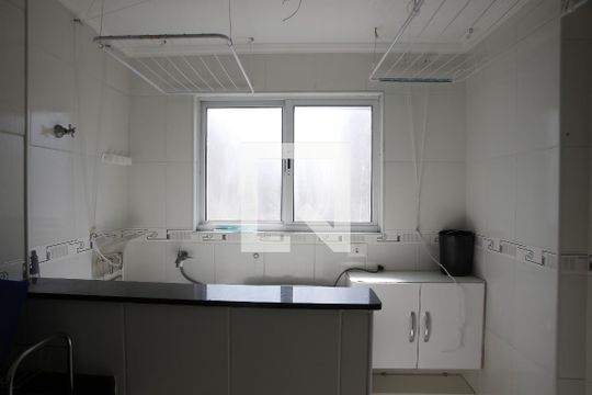 Área de Serviço de apartamento para alugar com 2 quartos, 95m² em Canto do Forte, Praia Grande
