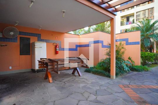 Área comum de apartamento à venda com 2 quartos, 58m² em Petrópolis, Porto Alegre