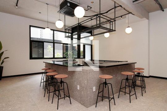 Área comum de kitnet/studio à venda com 1 quarto, 24m² em Bela Vista, São Paulo