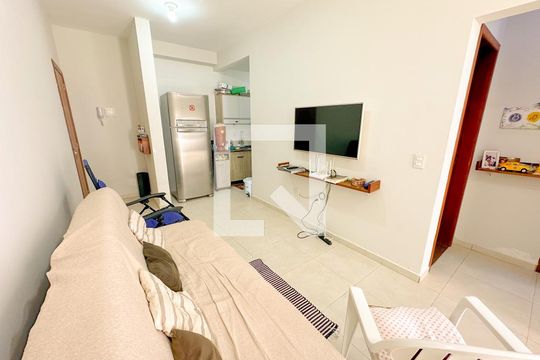 Sala de TV de apartamento para alugar com 2 quartos, 72m² em Ingleses, Florianópolis