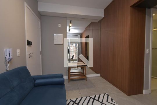 Sala de apartamento para alugar com 1 quarto, 36m² em Bela Vista, São Paulo