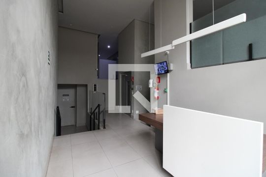 Área comum - Hall social  de kitnet/studio à venda com 1 quarto, 42m² em Perdizes, São Paulo