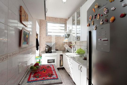 Cozinha de apartamento à venda com 2 quartos, 90m² em Santa Ifigênia, São Paulo
