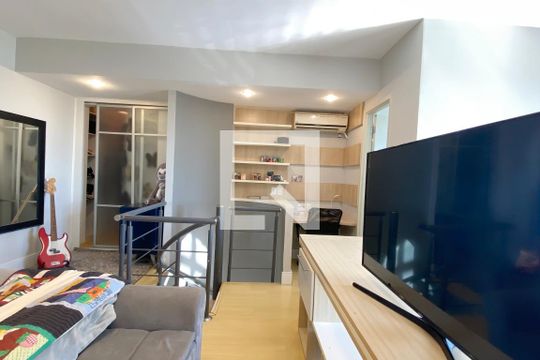Suíte 1 de apartamento à venda com 1 quarto, 75m² em Alphaville Industrial, Barueri