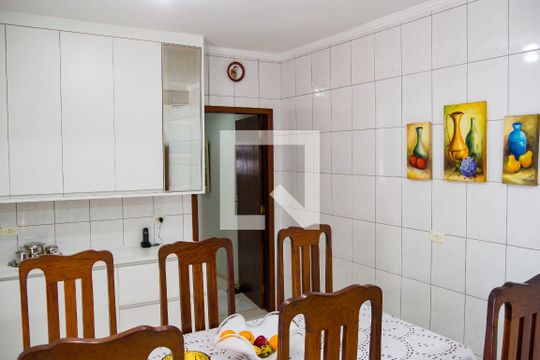 Cozinha Casa 1 de casa à venda com 5 quartos, 217m² em Jardim Ocara, Santo André