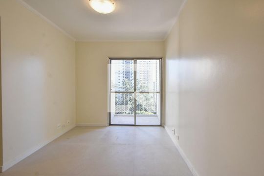 Sala de Estar  de apartamento para alugar com 2 quartos, 68m² em Brooklin Novo, São Paulo