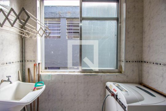Lavanderia de apartamento para alugar com 1 quarto, 35m² em Guilhermina, Praia Grande