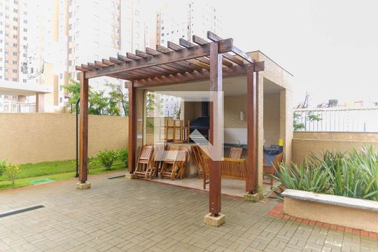 Área comum - Churrasqueira de apartamento para alugar com 1 quarto, 24m² em Paraíso do Morumbi, São Paulo