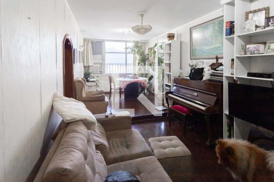 Sala de apartamento à venda com 3 quartos, 100m² em Botafogo, Rio de Janeiro
