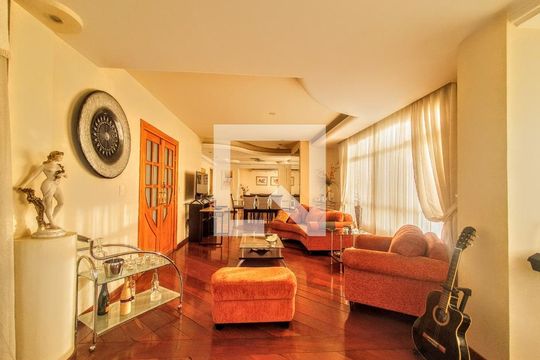 Sala de apartamento para alugar com 4 quartos, 164m² em Cidade Nova, Belo Horizonte