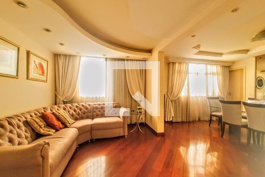 Sala de apartamento para alugar com 4 quartos, 164m² em Cidade Nova, Belo Horizonte