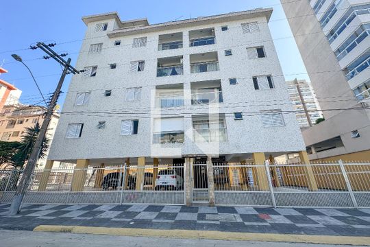 Fachada de apartamento para alugar com 1 quarto, 50m² em Jardim Las Palmas, Guarujá