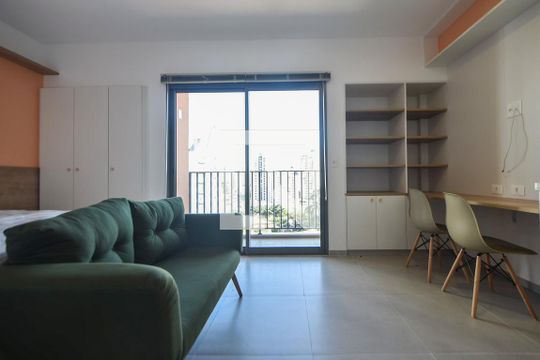 Sala  de kitnet/studio para alugar com 1 quarto, 28m² em Vila Congonhas, São Paulo