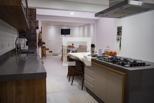 Cozinha de casa à venda com 3 quartos, 165m² em Parque Capuava, Santo André