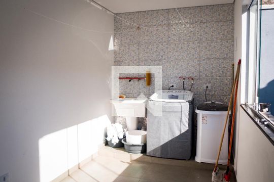 Área de Serviço de casa à venda com 3 quartos, 165m² em Parque Capuava, Santo André