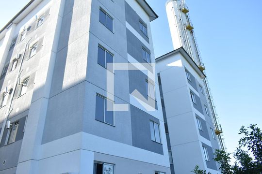 Fachada do bloco de apartamento à venda com 2 quartos, 44m² em Campo Grande, Rio de Janeiro