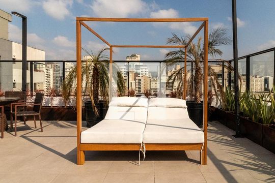 Área comum - Piscina de apartamento à venda com 1 quarto, 39m² em Pompeia, São Paulo