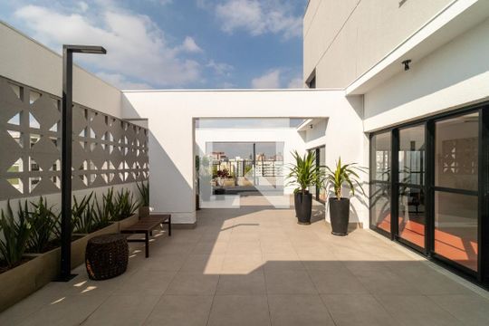 Área comum - Terraço de apartamento para alugar com 1 quarto, 39m² em Pompeia, São Paulo
