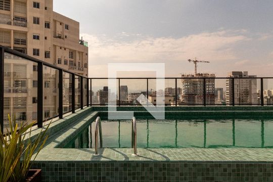 Área comum - Piscina de apartamento à venda com 1 quarto, 39m² em Pompeia, São Paulo
