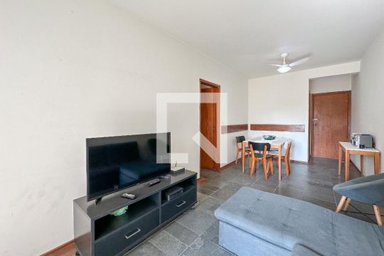 Sala de apartamento para alugar com 3 quartos, 65m² em Tortuga, Guarujá